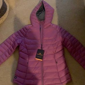 Ladies Stormtech Medium Puffer Jacker with hood